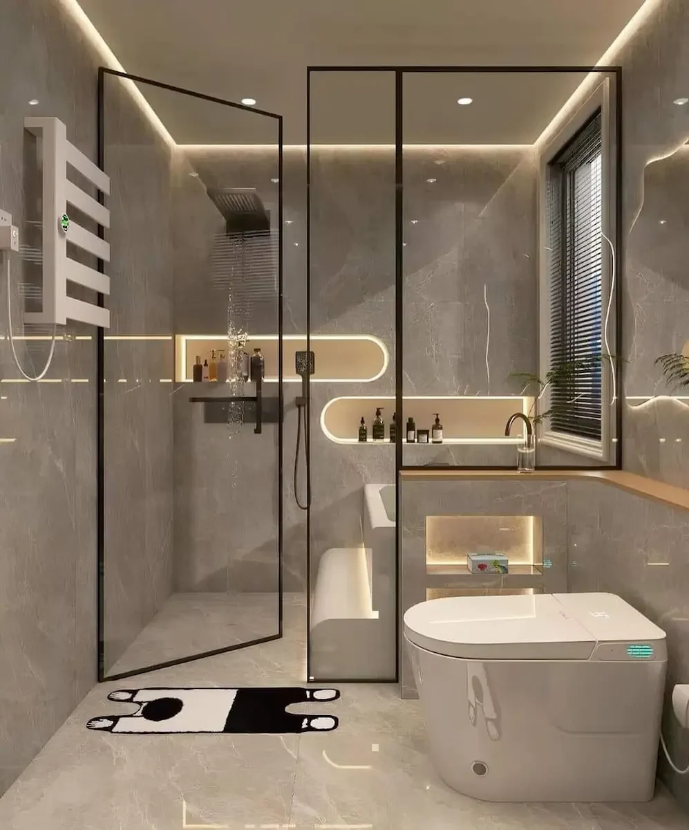 Bathroom tile and fixture installation — JMR Construction