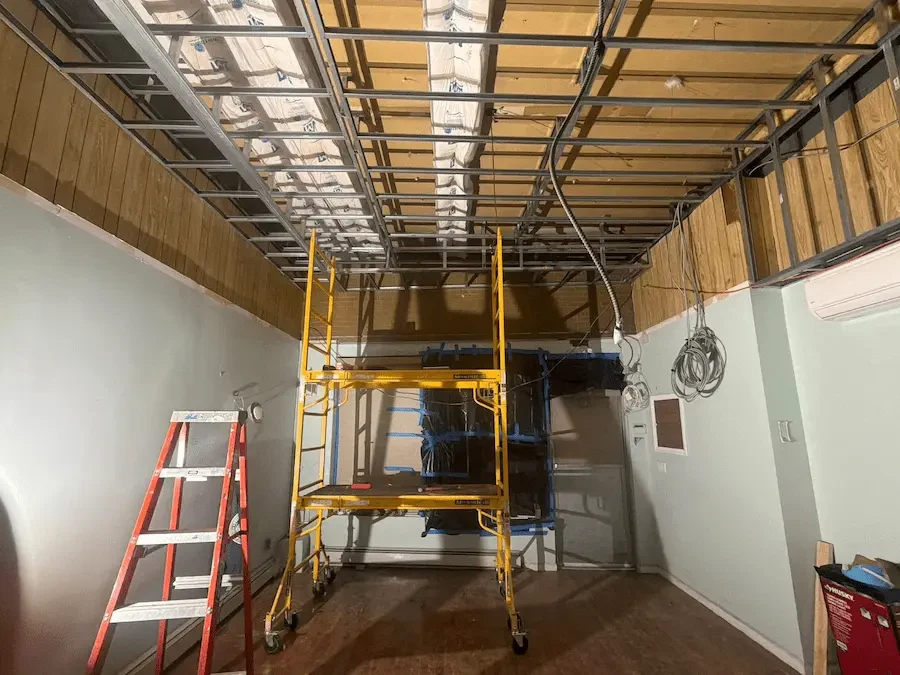 Roofing installation and building envelope work in progress — JMR Construction